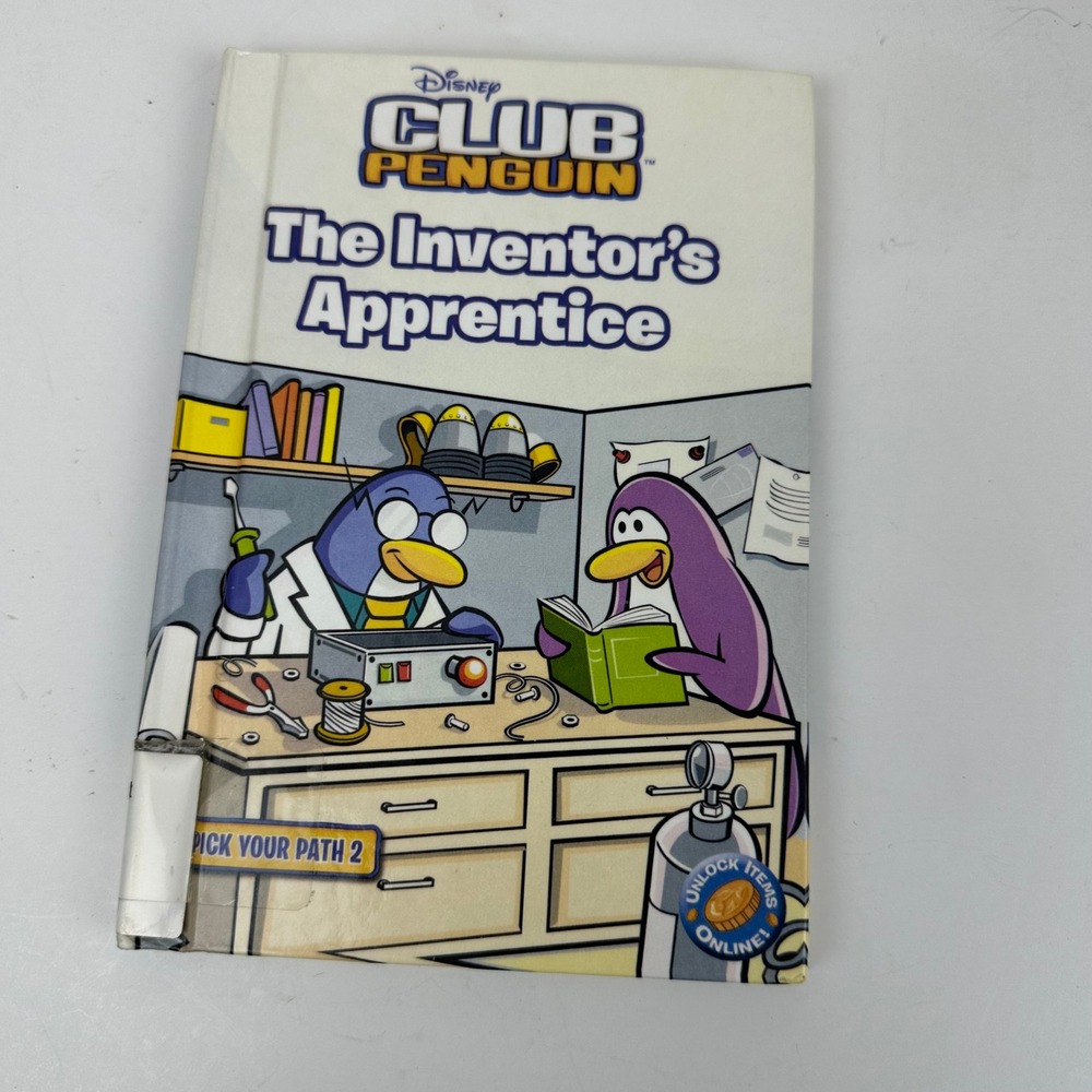 Disney Club Penguin The Inventors Apprentice Pick Your Path 2 Book Y2K Nostalgia